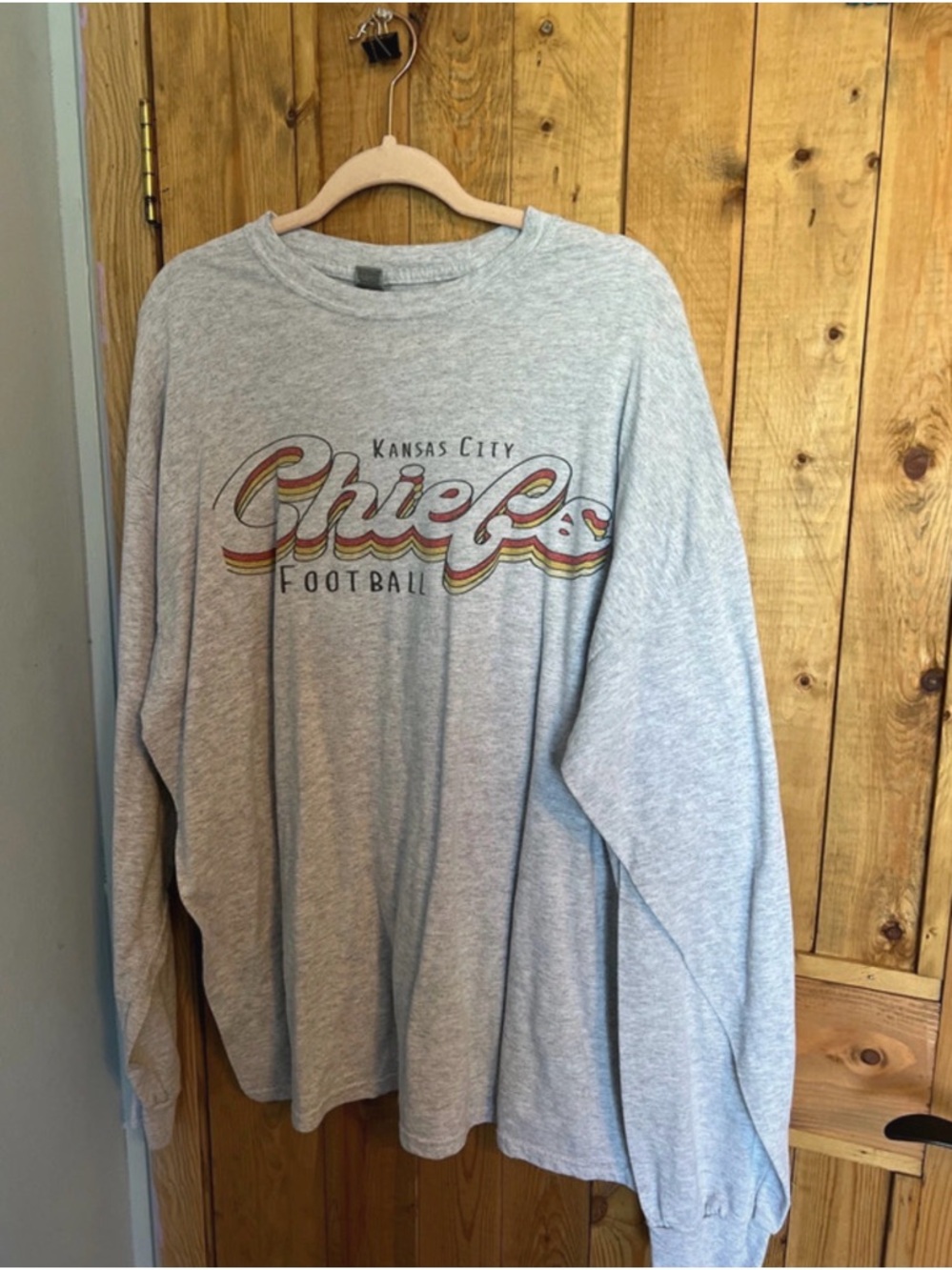 Gilden 2XL Kansas City Chiefs Long Sleeve shirt
